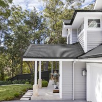 Colorbond roofing and downpipes